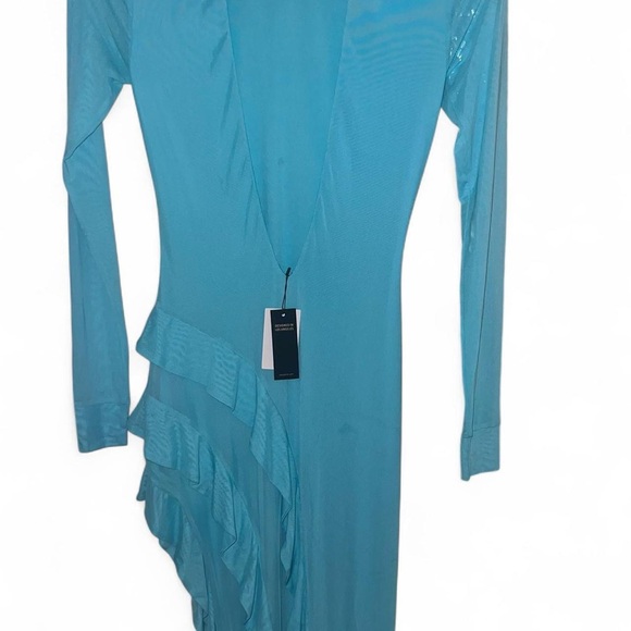 AFRM Aqua Long Sleeve Dress - Picture 2 of 3